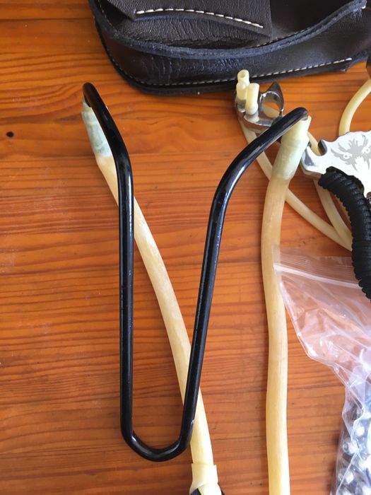 Kit Fisga Profissional com acessórios, bolsa e bolas esferas aço