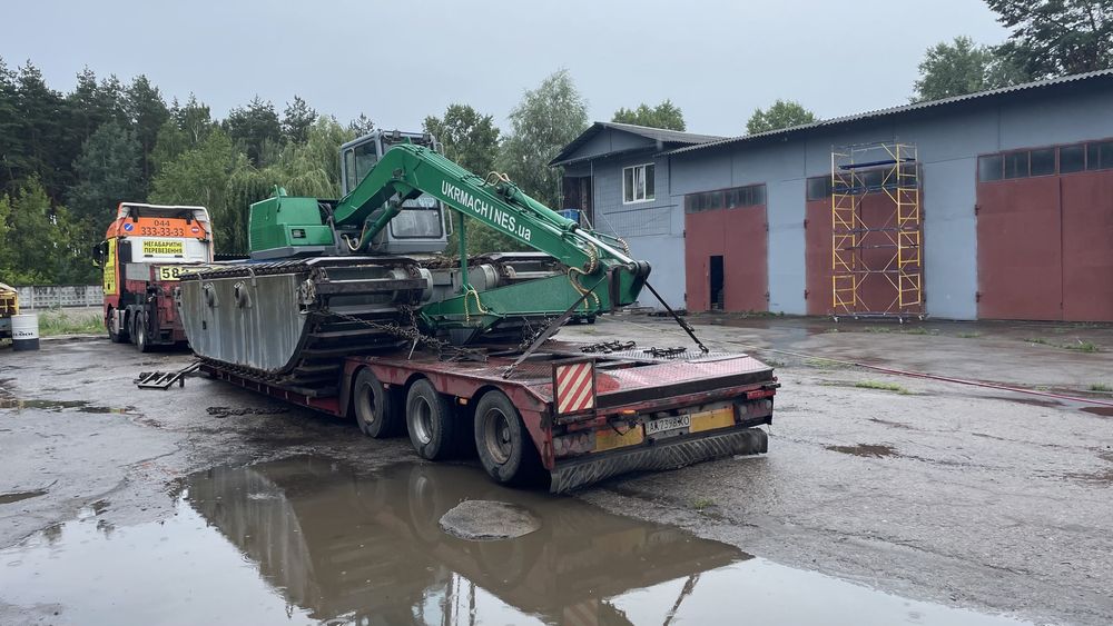 Оренда Плаваючого Екскаватора.Очищення водойм.Плавающий экскаватор