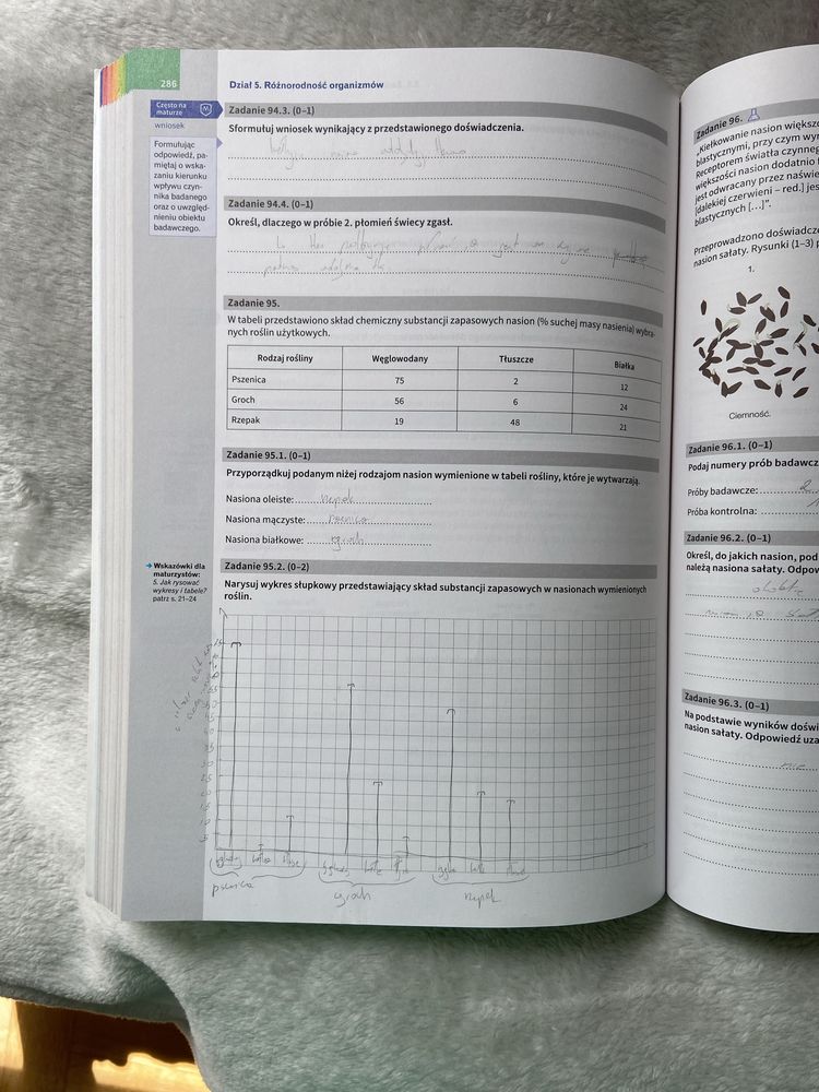 dwie czesci zbior maturalny z biologii