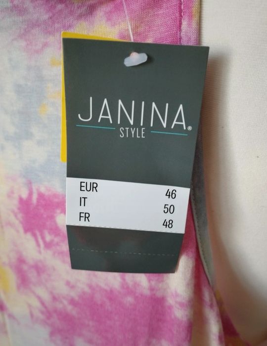 Koszulka bokserka damska Janina, r. 46, nowa, wiskoza elastan