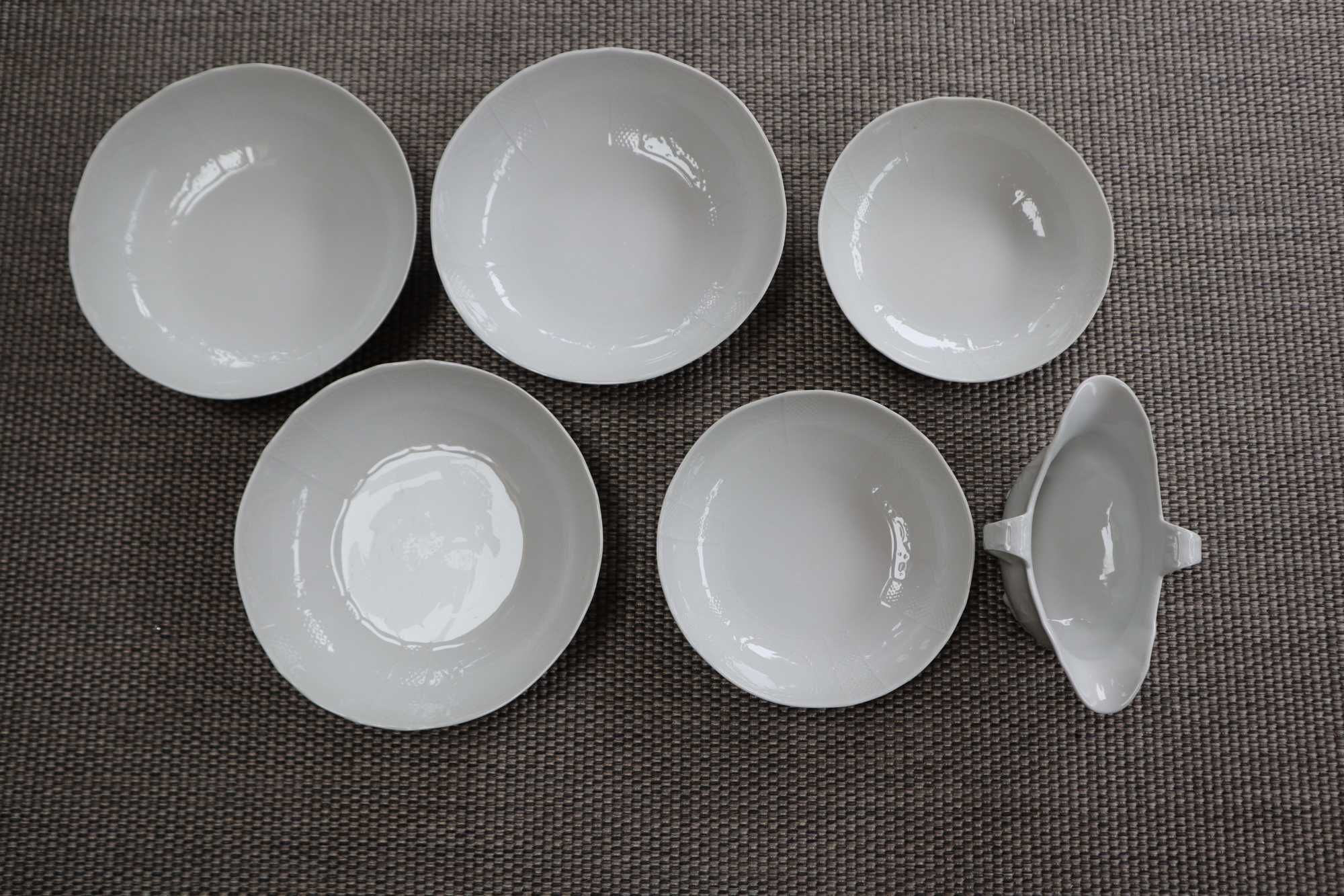 Ekskluzywna porcelana Furstenberg miski salaterki + sosjerka B080513