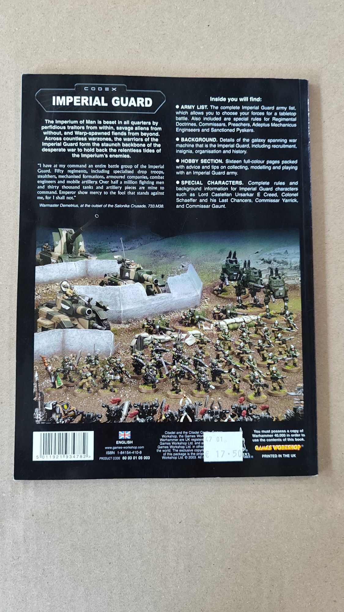 Codex Imperial Guard