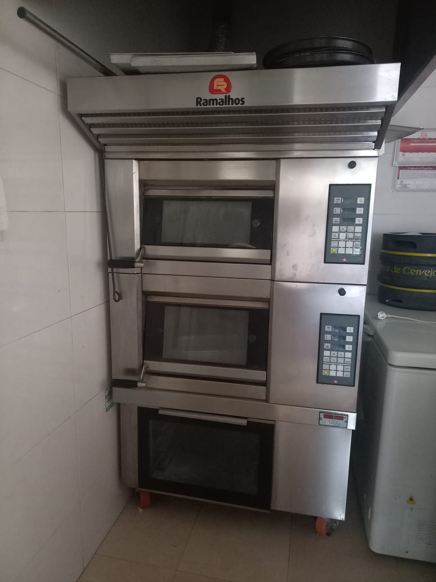 Forno Ramalhos 2 câmaras e 1 estufa