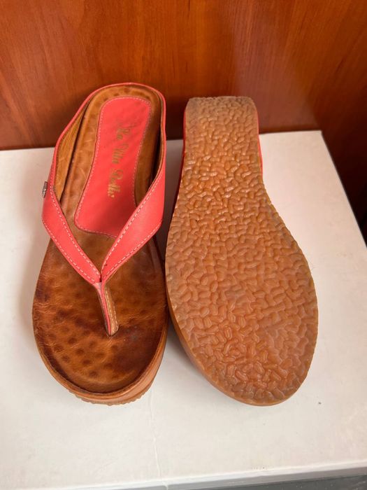 Шкіряні шльопки 36 р