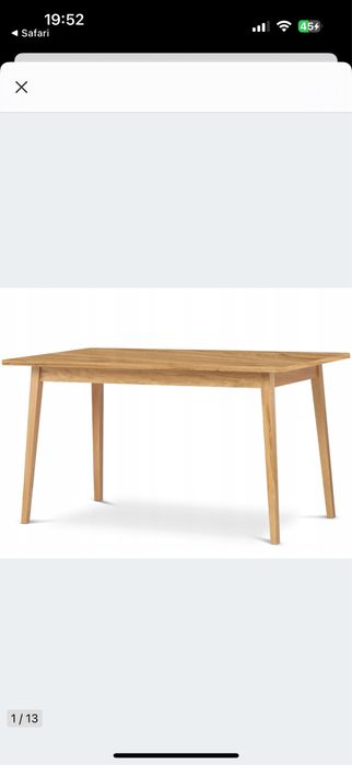 Stoł rozkladany skandynawski