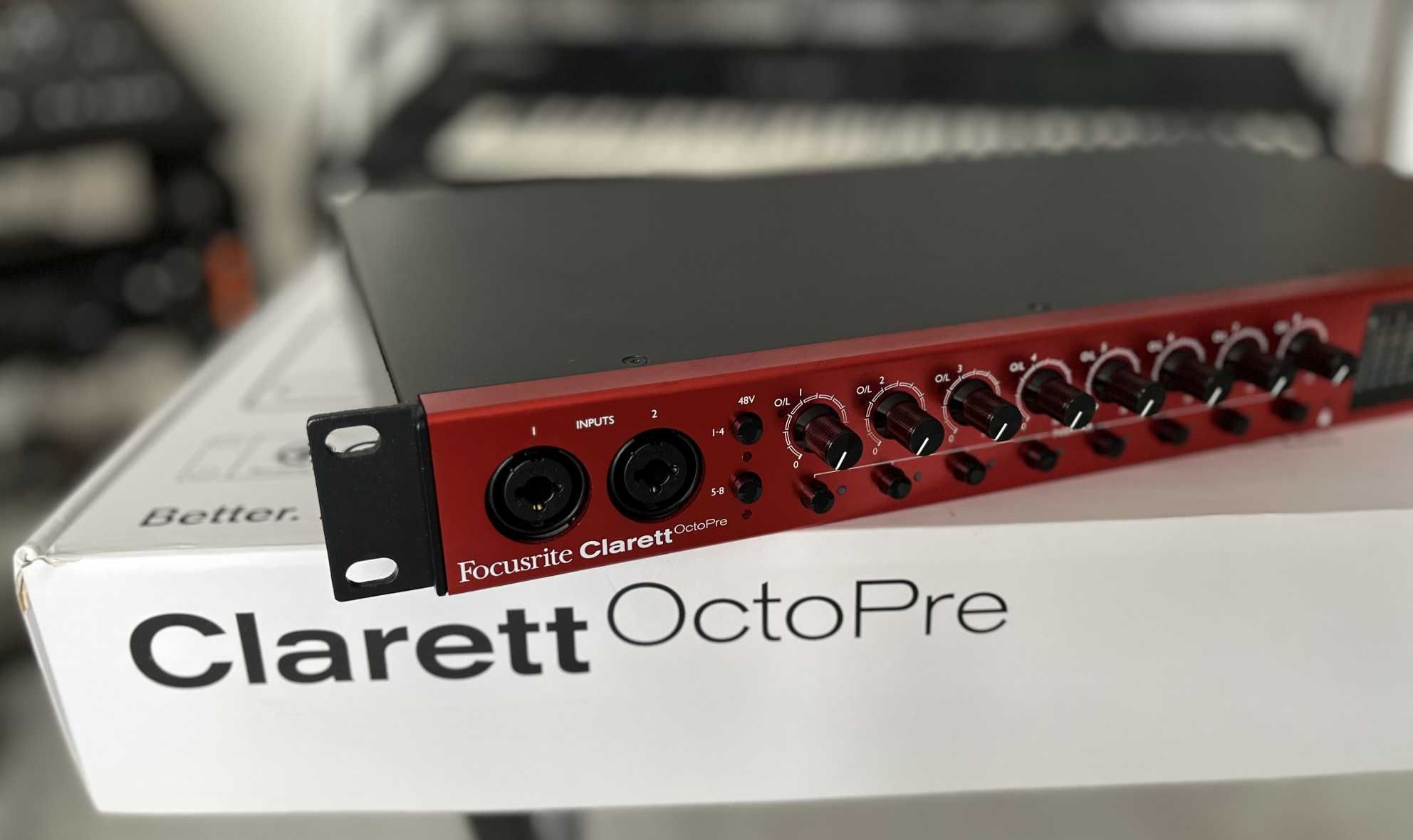focusrite clarett octopre