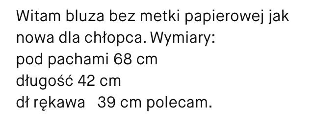 Bluza chłopięca 98/104 Lusa