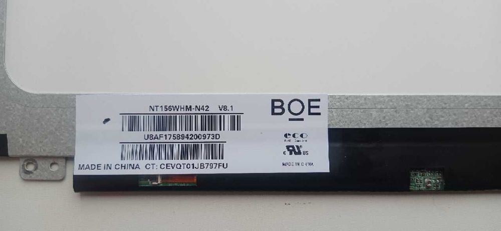 Матрица для ноутбука 15.6", ОЗУ DDR4, Wi Fi модуль и антенны