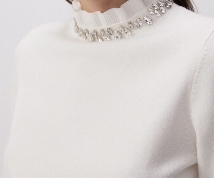 Piekny elegancki sweter rederved M