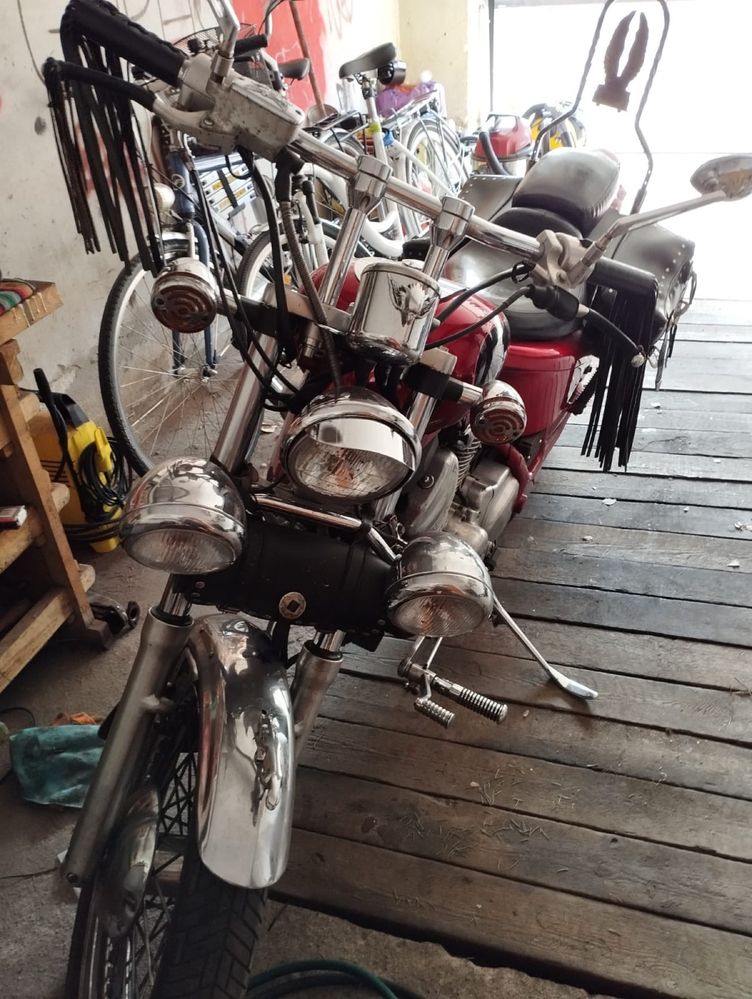 Honda Shadow Przygotowana do sezonu Dużo dodatków