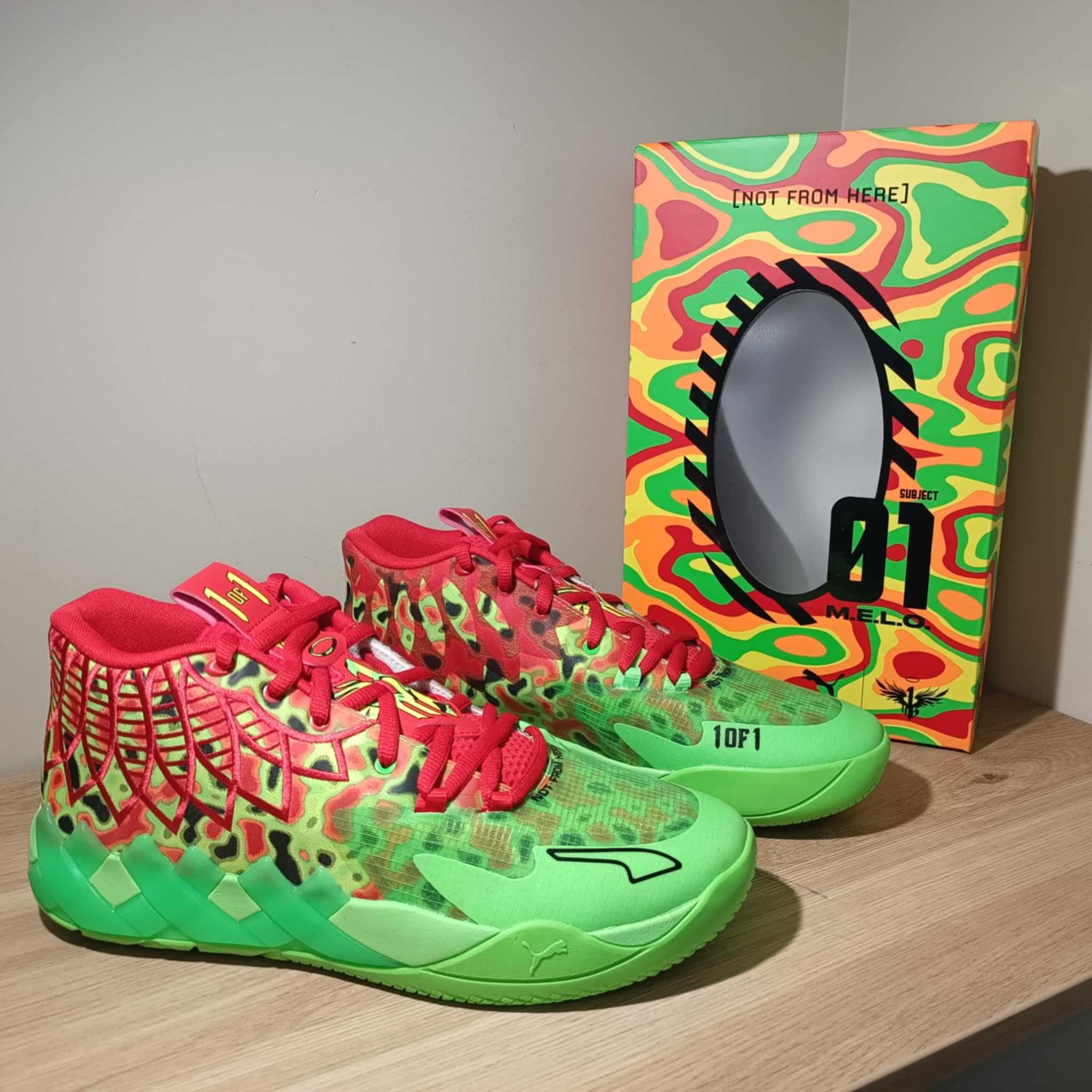 Puma MB.01 Thermal r. 45 (29,5 cm) Fluro Green Pes-PUMA Red