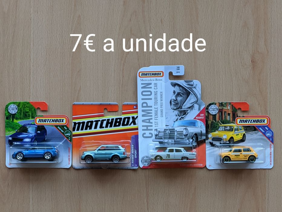 1:64 Matchbox, recentes e antigos