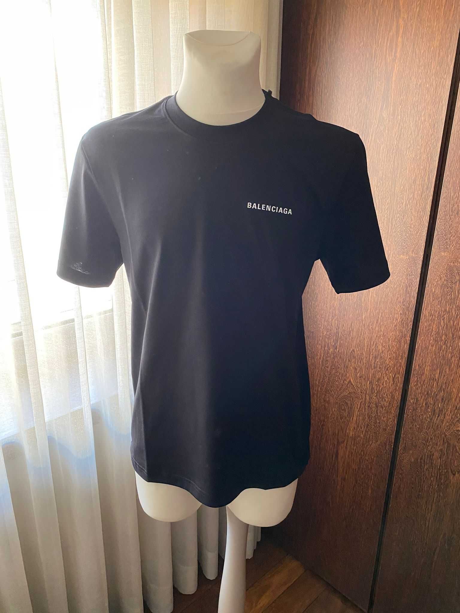 T Shirt Balenciaga Logo black