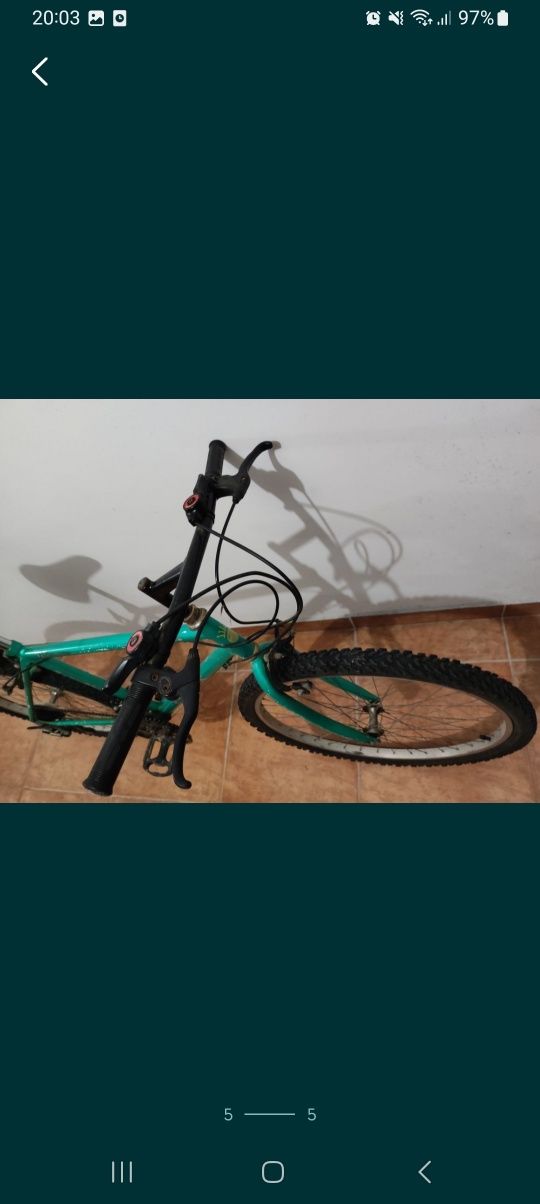 Green queen bicicleta roda 26 verde