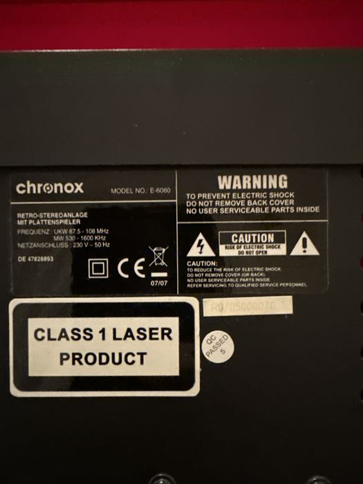 Radio gramofon CD Chronox