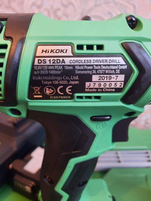 Шуруповерт HIKOKI DS12DA дрель