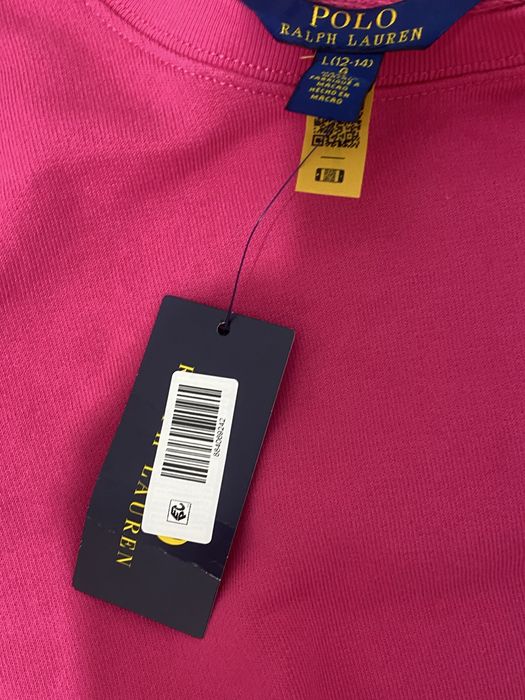 Рожевиф світшот Ralph Lauren Дитячий розмір 12-14 р ідеально на XS-S