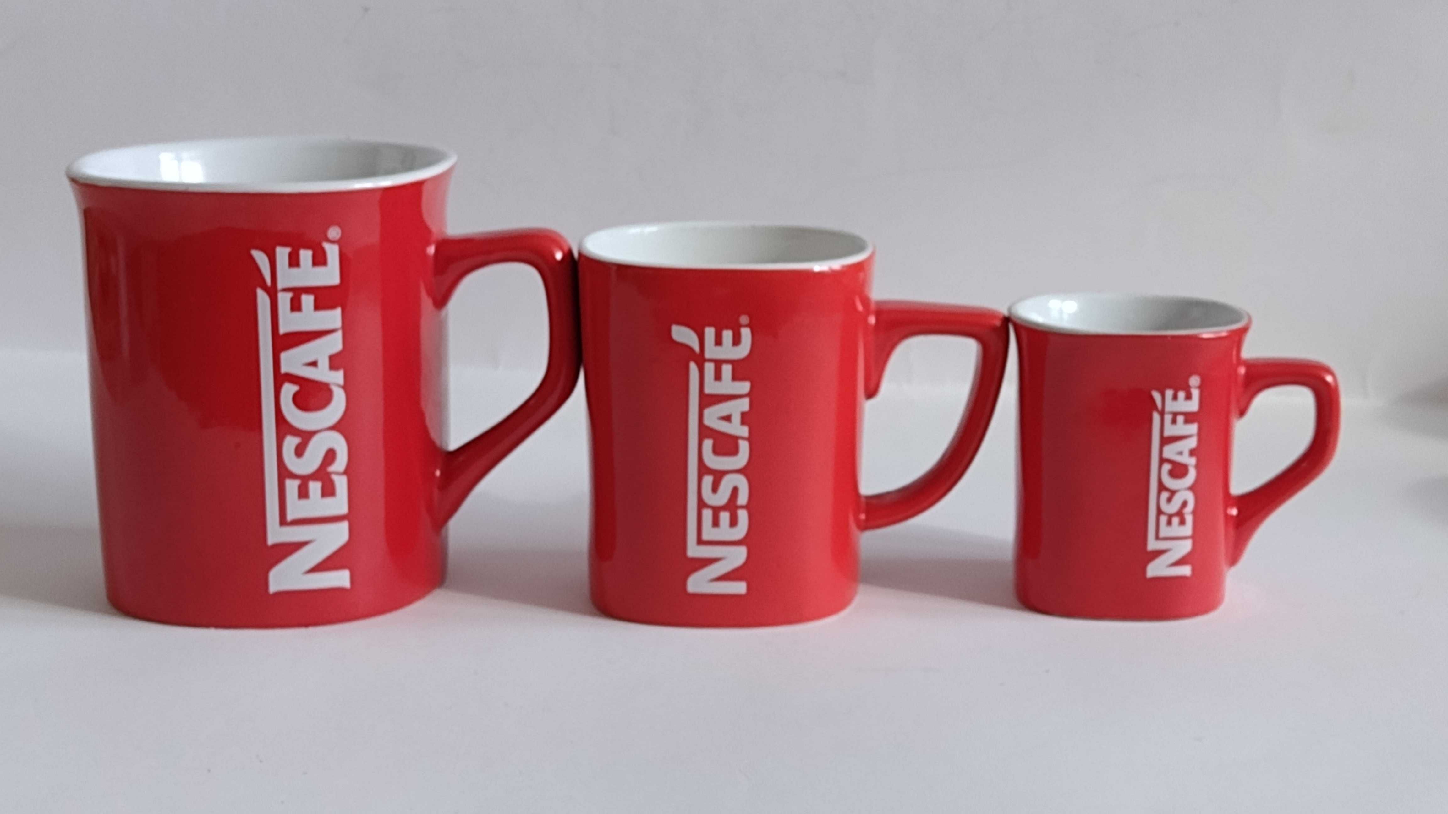 Nescafe - Kubki kolekcjonerskie 3 wielkości