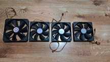 Zestaw 4x Wentylatorów Cooler Master 140mm 120mm Ciche i Wydajne