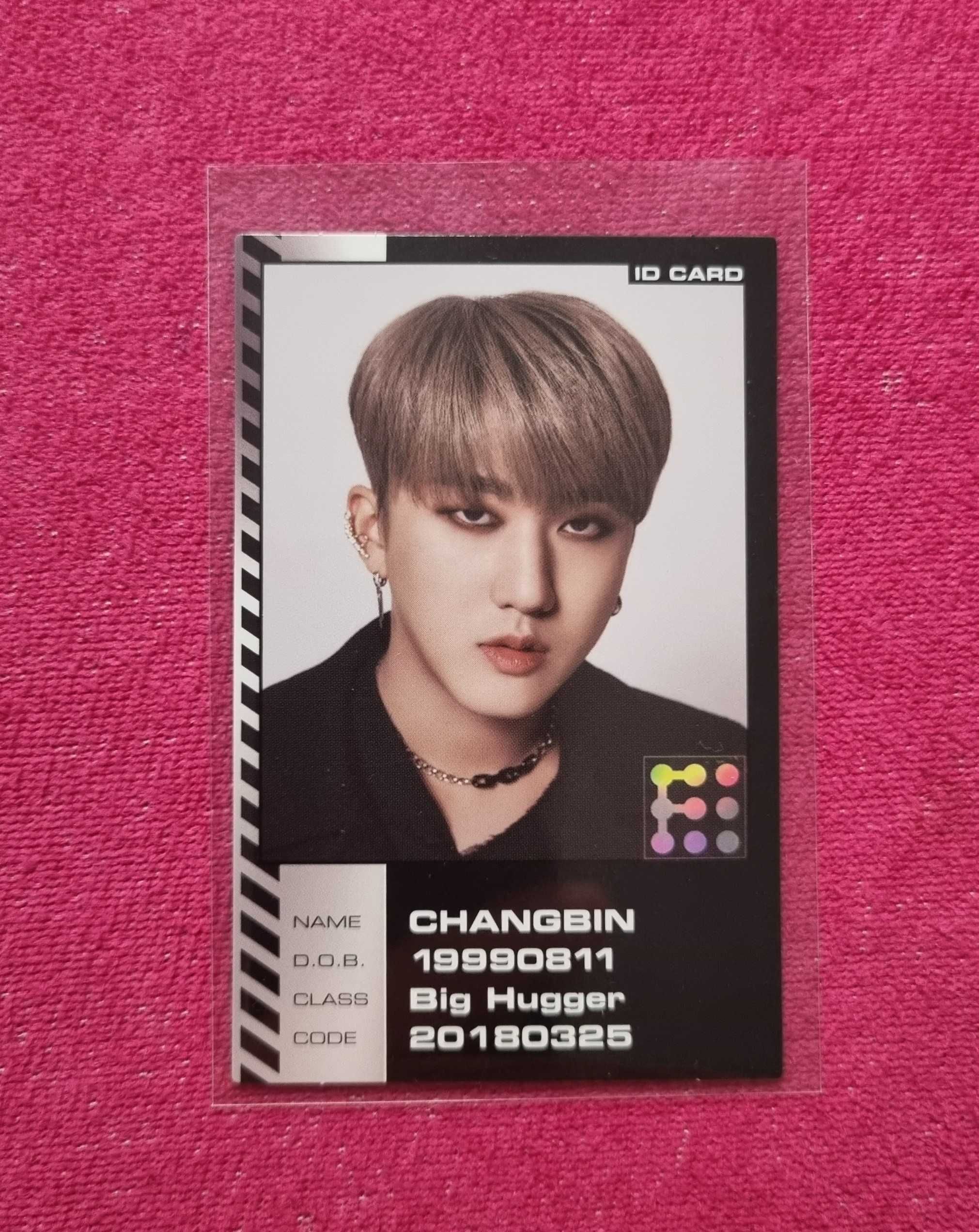 Oddinary Changbin Stray Kids karta ID