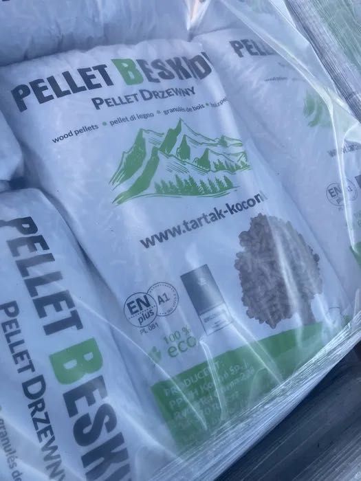 Pellet Beskidy pelet certfikowany A1 transport GRATIS paleta 1050kg