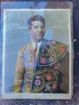 Imagem antiga do antigo toureiro a pé manuel dos santos