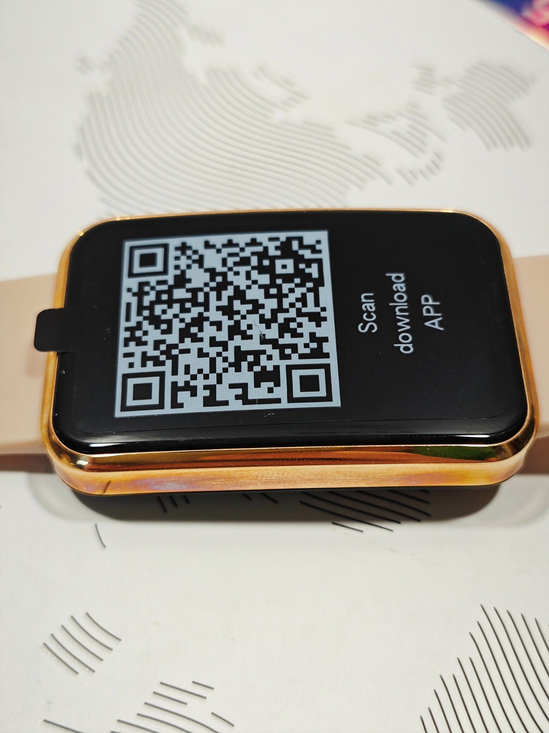 Iowodo R5 Smartwatch Zegarek Sportowy Różowy