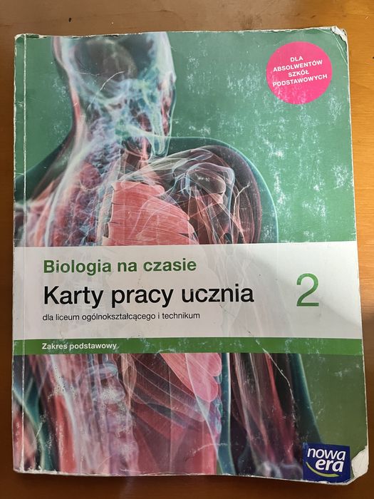 Karty pracy ucznia biologia na czasie 2