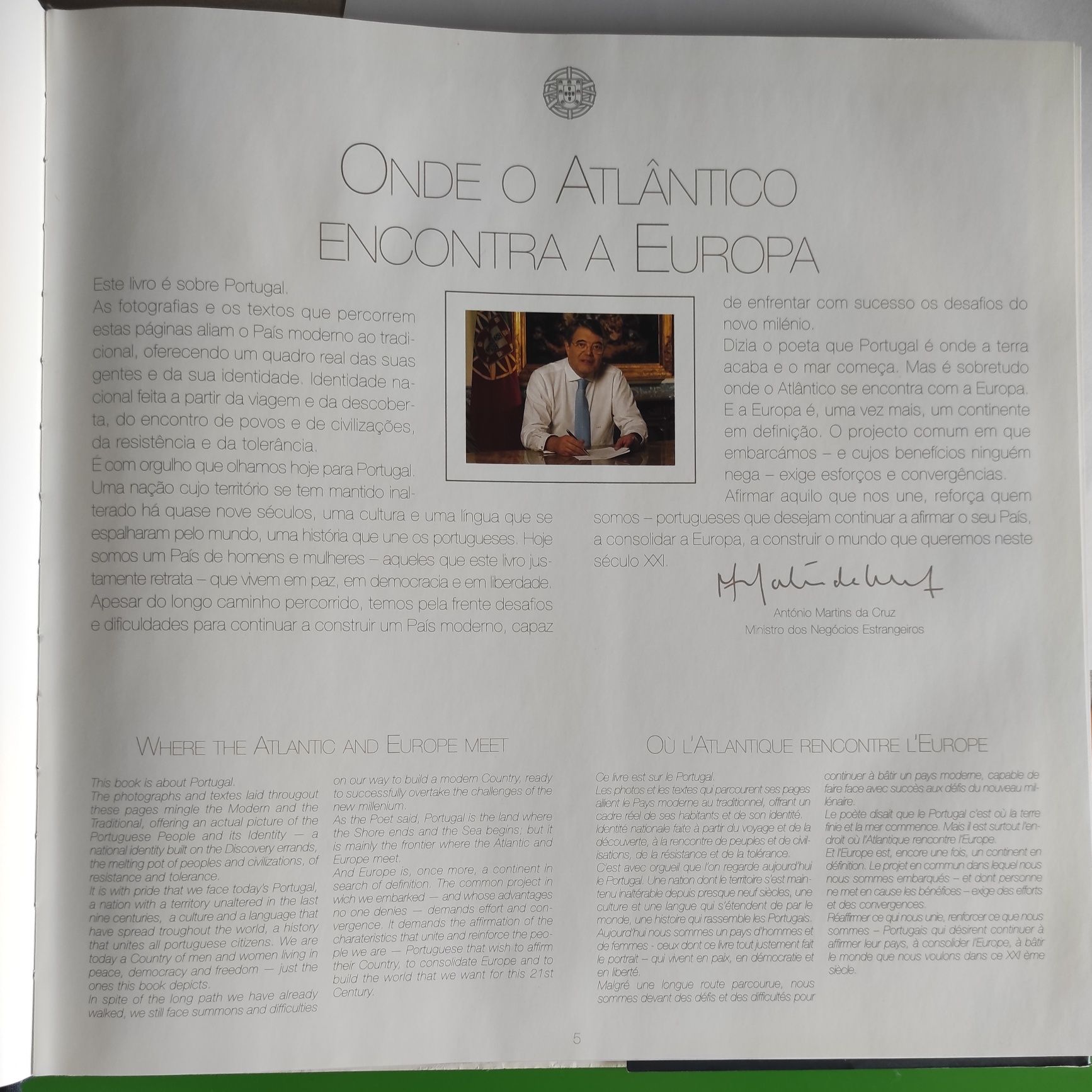 Livro "Sentir Portugal"