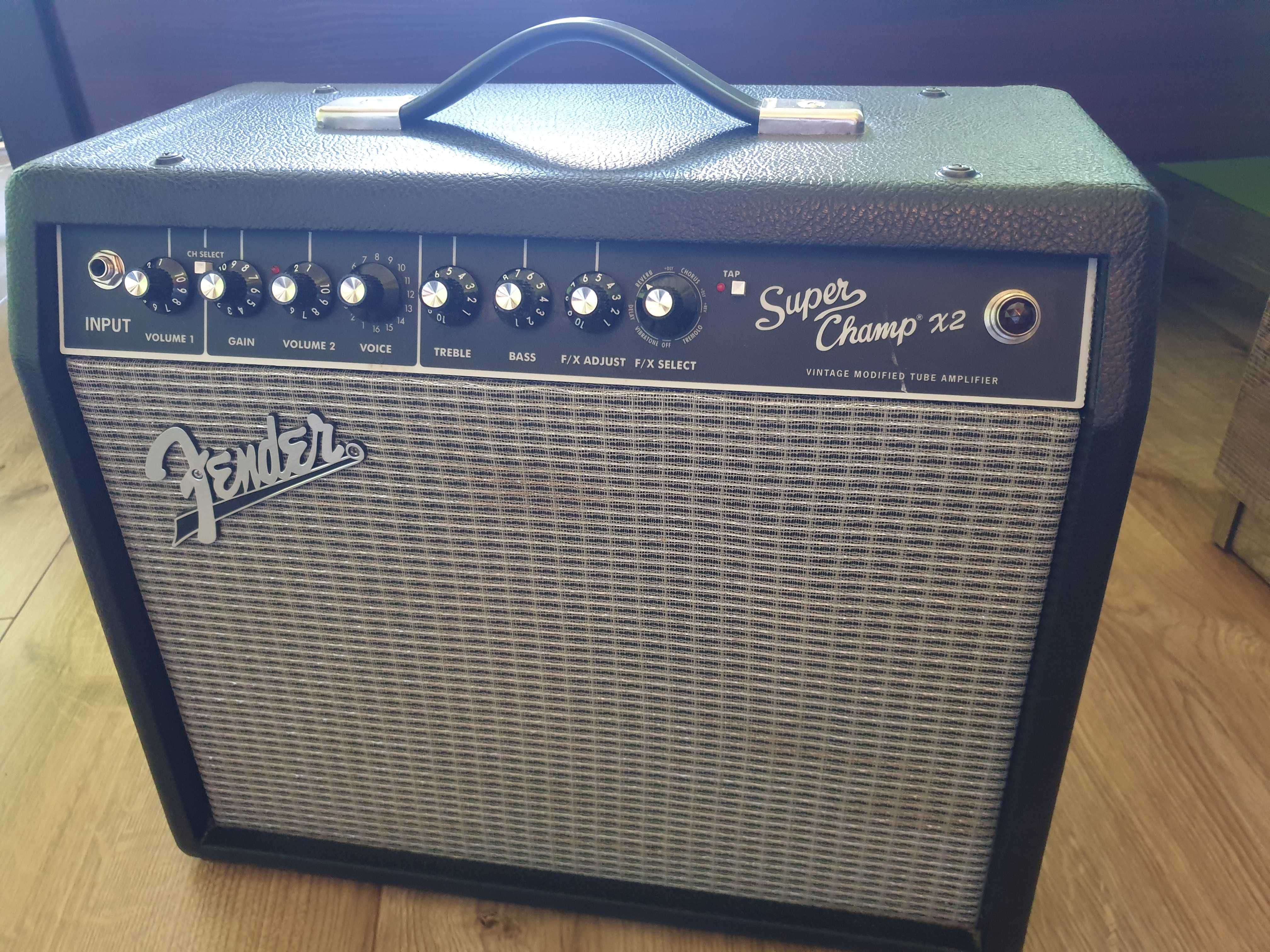 Wzmacniacz Fender Super Champ X2 z glośnikiem Eminence Ragin Cajun