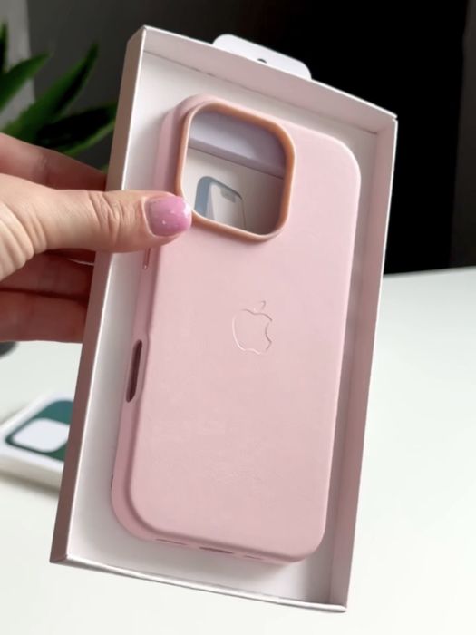 Чохол шкіряний iPhone Pro Max MagSafe чехол кожаный айфон про макс 17