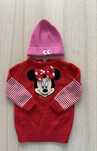 Sweterek Disney 12m, czapeczka gratis