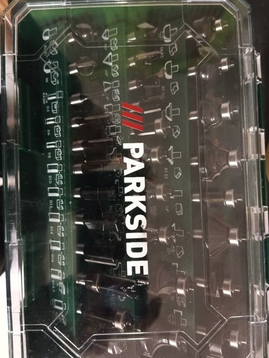 Frezy wiertła Zestaw frezów do frezarki górnowrzecionowej PARKSIDE