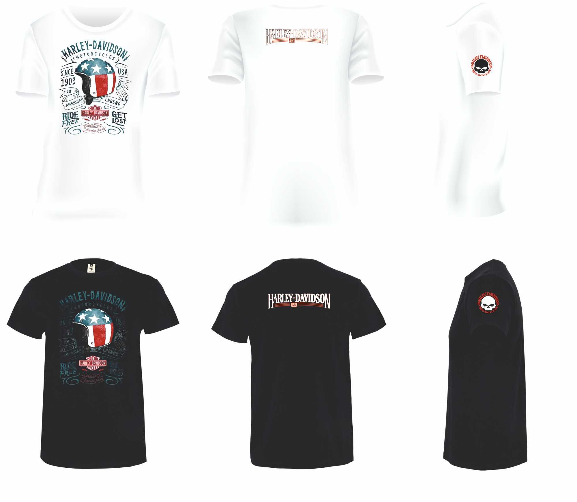 T-shirts HARLEY DAVIDSON - Vários modelos e tamanhos.