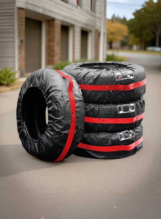 Чохли для шин r18 r19 комплект 4 штуки для зберігання коліс