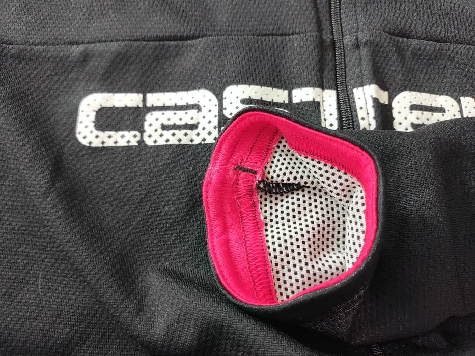 CASTELLI profesjonalna bluza rowerowa czarna L