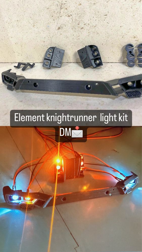 Element knightrunner-Suporte Luzes