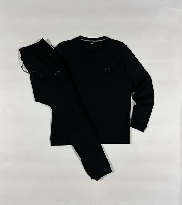 Чорний спортивний костюм hugo boss кофта штани хуго босс ориг size xl