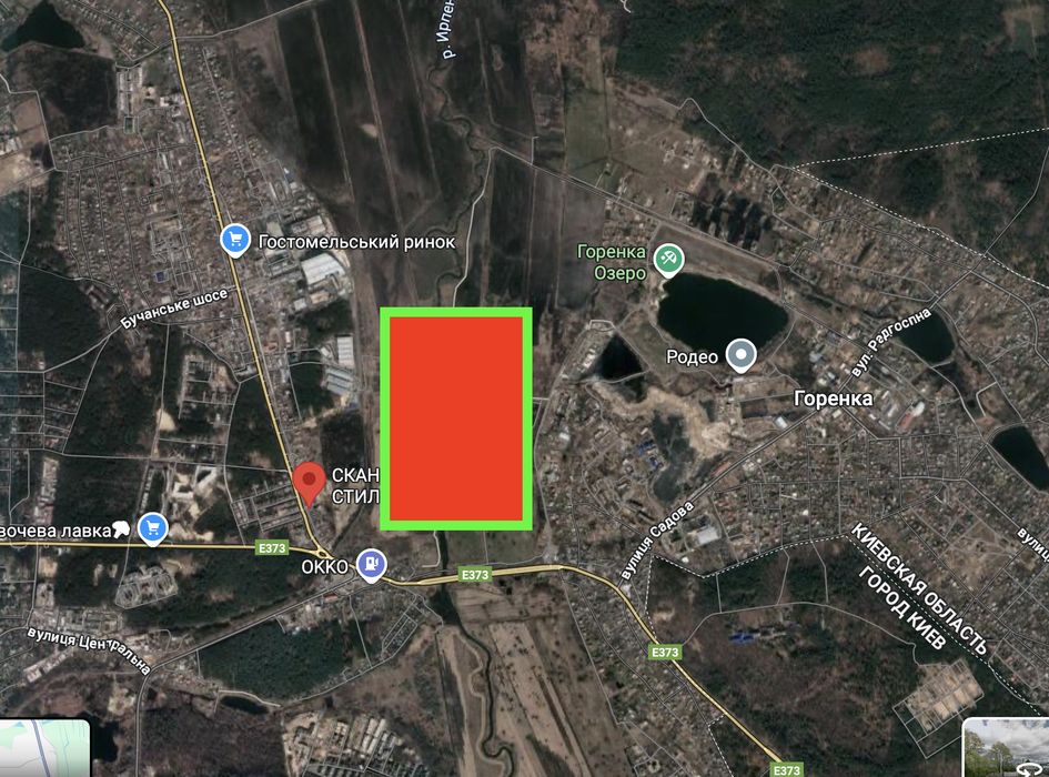 Продається земельна ділянка площею 136 соток під житлову забудову