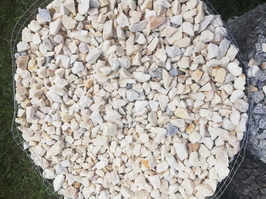 Biała Marianna grys biały kamień naturalny dolomit dostawa +głaz