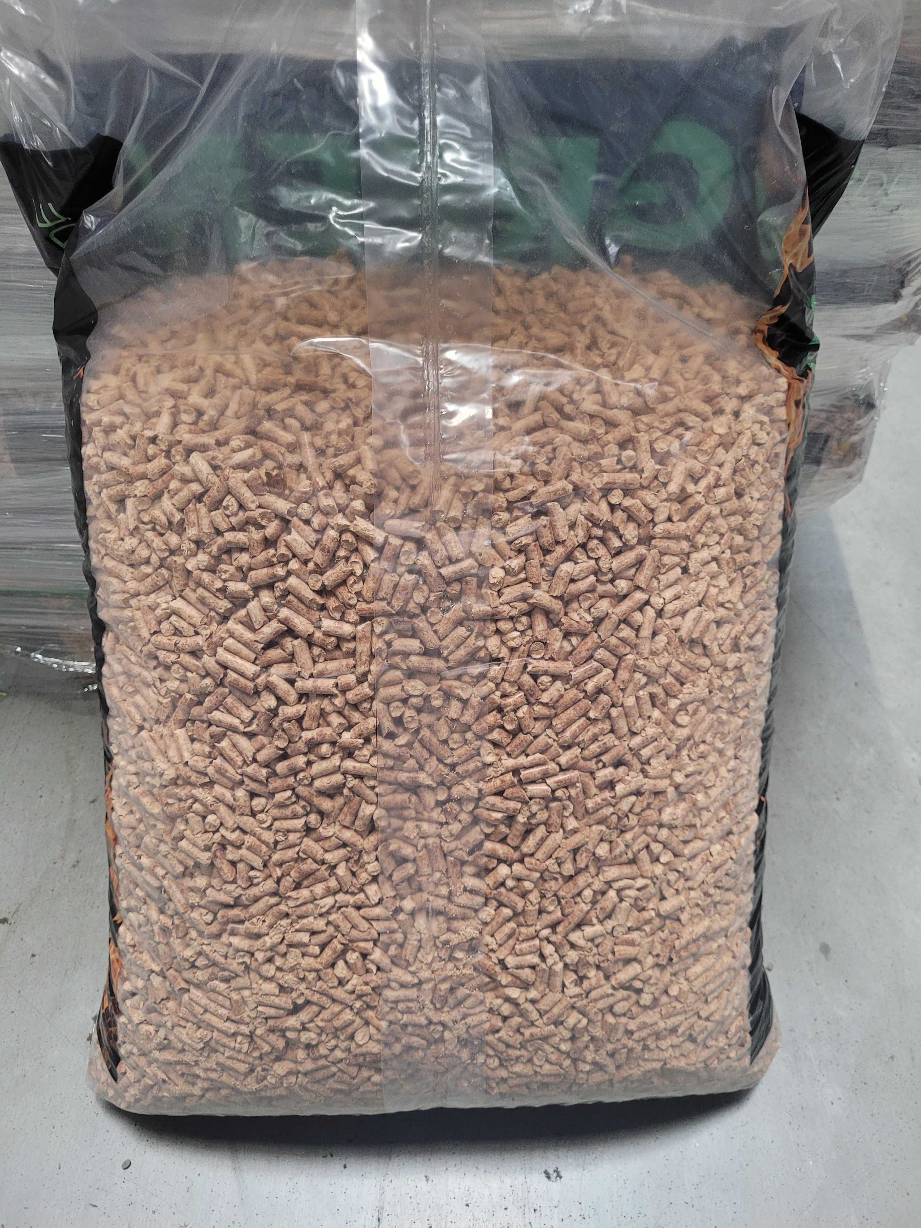 Pellet 100% bukowy A1 Paleta 975 kg - Łódź dostawa w cenie