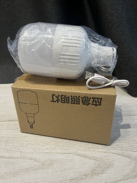 Лампа аккумуляторная с USB кабелем IP65 Потужність 180w
