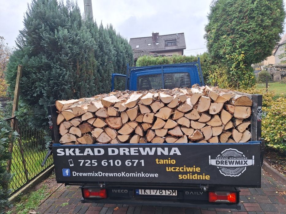 Drewno kominkowe opałowe solidne m3!
