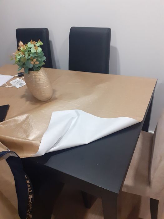 Conjunto de móveis de sala e sofá