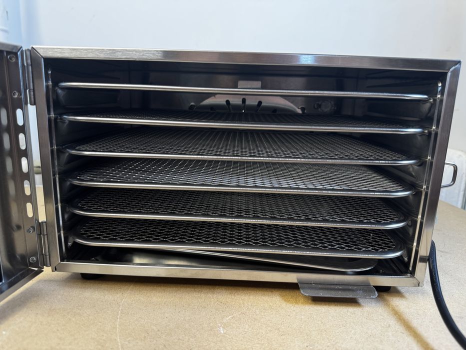 Сушарка для фруктів KWASYO 6 рівнів з нержавійки професійна