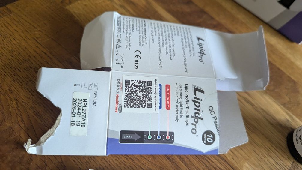 Aparat LipidPro do pomiaru cholesterolu i glukozy (stan bdb)