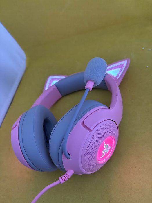 słuchawki nauszne razer kraken kitty v2 quartz