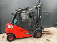 Linde H35-T Gaz LPG TRIPLEX kabina przesuw boczny  oświetlenie drogowe  5,95m/3500kg import Niemcy serwisowany stan b.db