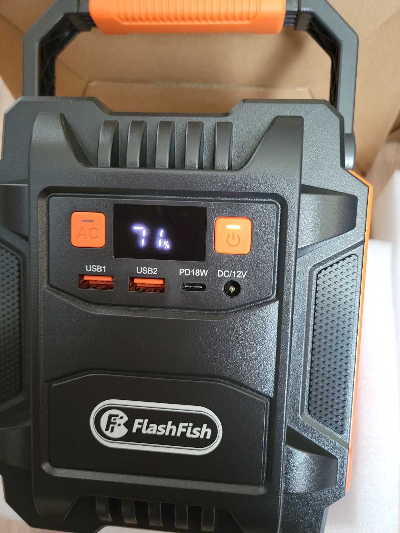 Портативная электростанция Flashfish A201 200W 48000 мА/ч Дефект!