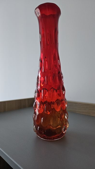 Wazon PRL szkło kolorowe